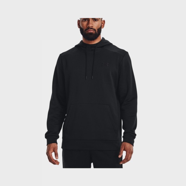 Under Armour Classic Fleece Hooded Ανδρικο Φουτερ Μαυρο
