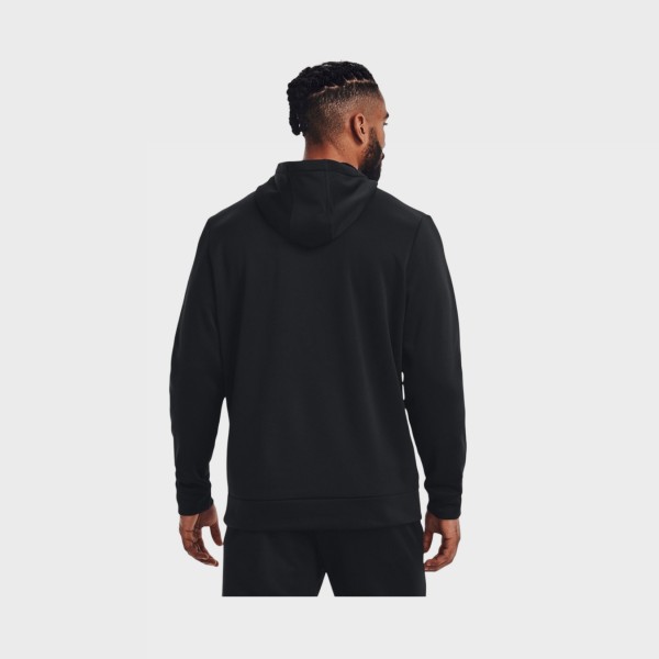 Under Armour Classic Fleece Hooded Ανδρικο Φουτερ Μαυρο
