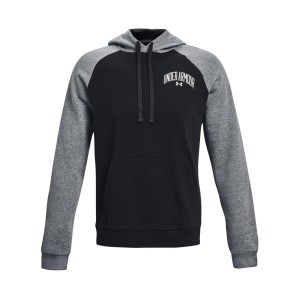 Under Armour Rival Colorblock HD Ανδρικο Φουτερ Μαυρο - Γκρι