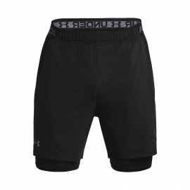 Under Armour Vanish Woven 2IN1 Train Ανδρικο Σορτσακι Μαυρο