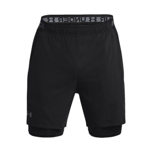 Under Armour Vanish Woven 2IN1 Train Ανδρικο Σορτσακι Μαυρο
