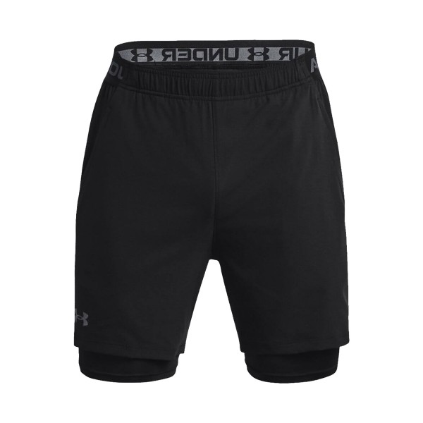 Under Armour Vanish Woven 2IN1 Train Ανδρικο Σορτσακι Μαυρο