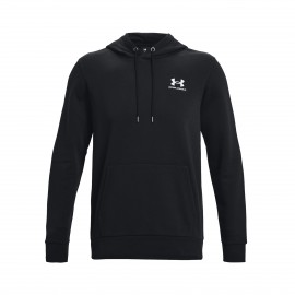 Under Armour Essentials Fleece Small Logo Ανδρικη Φουτερ Μαυρη