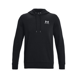 Under Armour Essentials Fleece Small Logo Ανδρικη Φουτερ Μαυρη