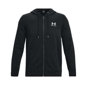 Under Armour Icon Fleece Full Zip Hooded Ανδρικη Ζακετα Μαυρη