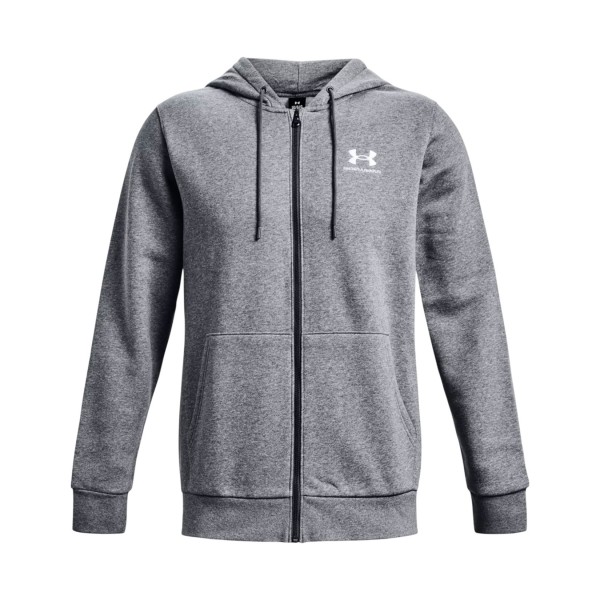Under Armour Icon Fleece Full Zip Hooded Ανδρικη Ζακετα Γκρι
