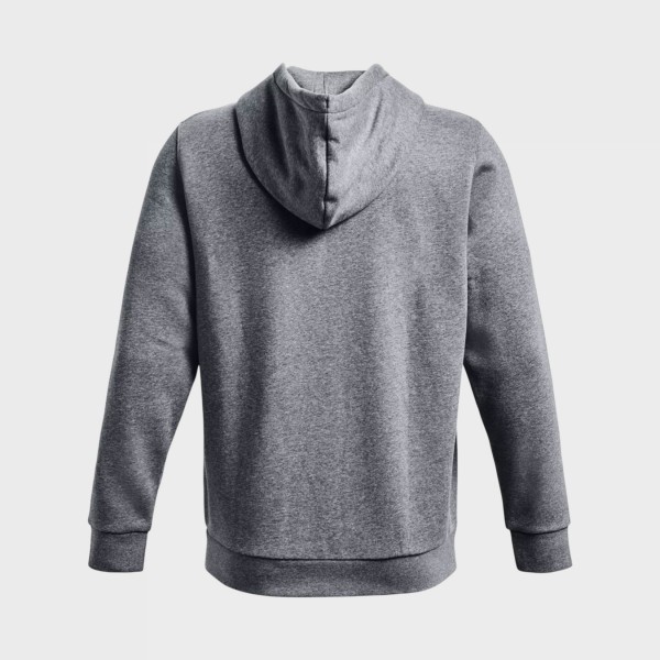Under Armour Icon Fleece Full Zip Hooded Ανδρικη Ζακετα Γκρι