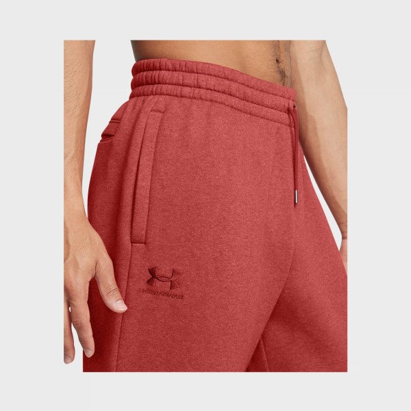 Under Armour Essentials Fleece Small Logo Ανδρικη Φορμα Πορτοκαλι