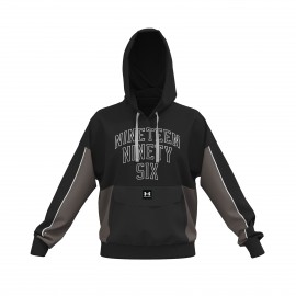 Under Armour Rival Fleece Hooded Γυναικειο Φουτερ Μαυρο