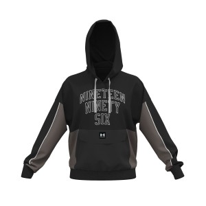 Under Armour Rival Fleece Hooded Γυναικειο Φουτερ Μαυρο