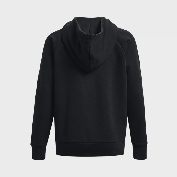 Under Armour Rival French Hooded Logo Γυναικεια Ζακετα Μαυρη