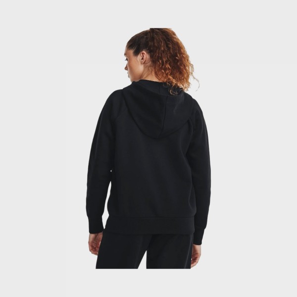 Under Armour Rival French Hooded Logo Γυναικεια Ζακετα Μαυρη