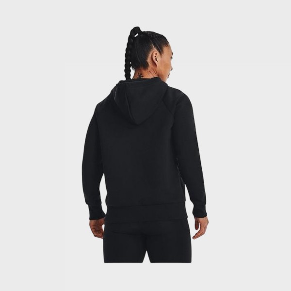 Under Armour Rival Fleece Hooded Γυναικεια Φουτερ Μαυρη