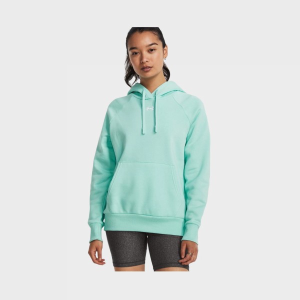 Under Armour Rival Fleece Hooded Γυναικεια Φουτερ Βεραμαν