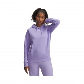 Under Armour Rival Fleece Hooded Γυναικεια Φουτερ Μωβ