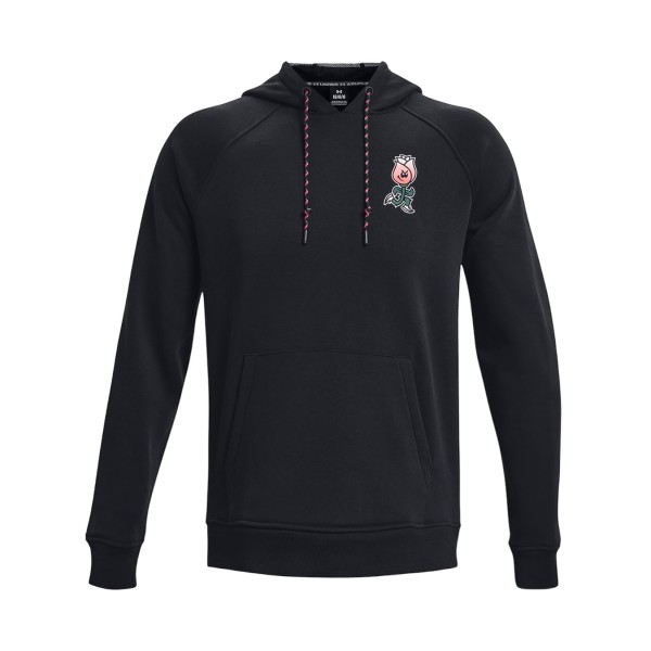 Under Armour HW Terry Rose Hooded Ανδρικη Φουτερ Μαυρη