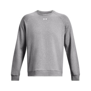 Under Armour Rival Fleece Crew Neck Ανδρικη Φουτερ Γκρι