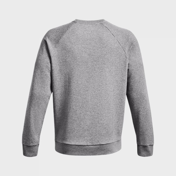 Under Armour Rival Fleece Crew Neck Ανδρικη Φουτερ Γκρι