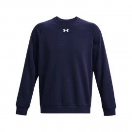 Under Armour Rival Fleece Crew Neck Ανδρικη Φουτερ Μπλε