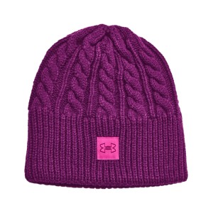 Under Armour Halftime Cable Knit Unisex Σκουφος Μωβ