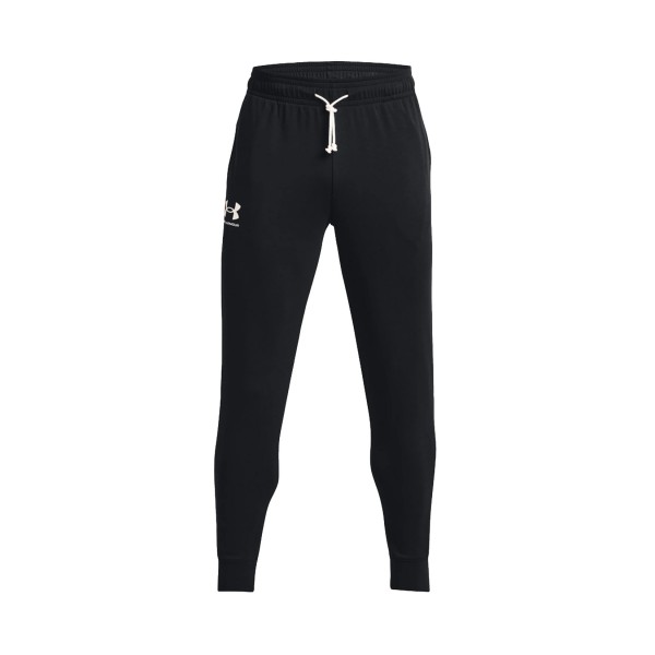 Under Armour Rival Terry Jogger Logo Ανδρικη Φορμα Μαυρη