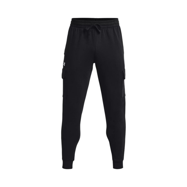 Under Armour Rival Fleece Cargo Style Ανδρικο Παντελονι Μαυρο