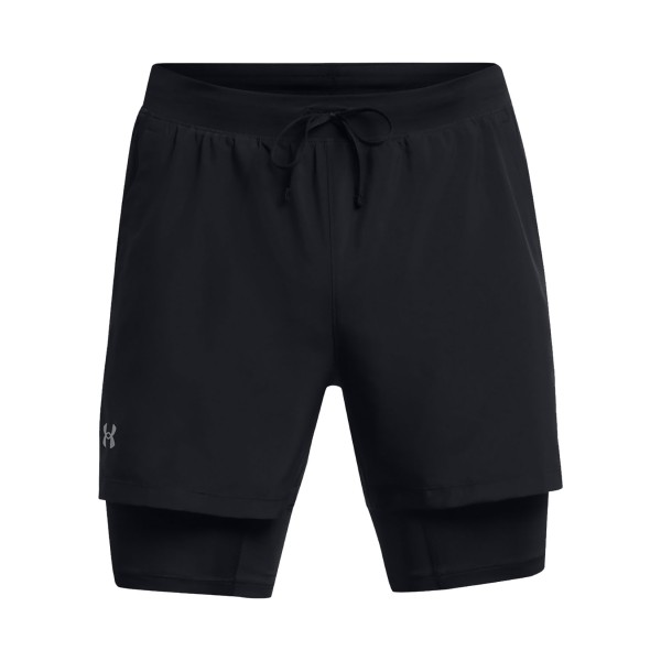 Under Armour Launch 5 Inches 2In1 Training Ανδρικο Σορτσακι Μαυρο