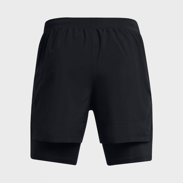 Under Armour Launch 5 Inches 2In1 Training Ανδρικο Σορτσακι Μαυρο