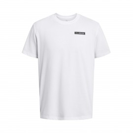 Under Armour Performance Heavyweight Label Ανδρικη Μπλουζα Λευκό