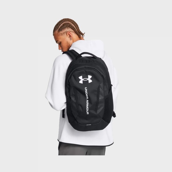 Under Armour Hustle 29 Λιτρα Σακιδιο Πλατης Unisex Μαυρο