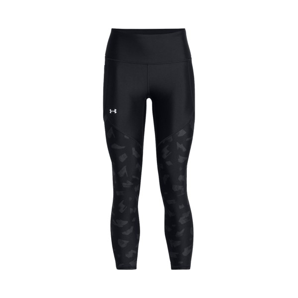 Under Armour Tech Print Panel Ankle Leg Γυναικειο Κολαν Μαυρο