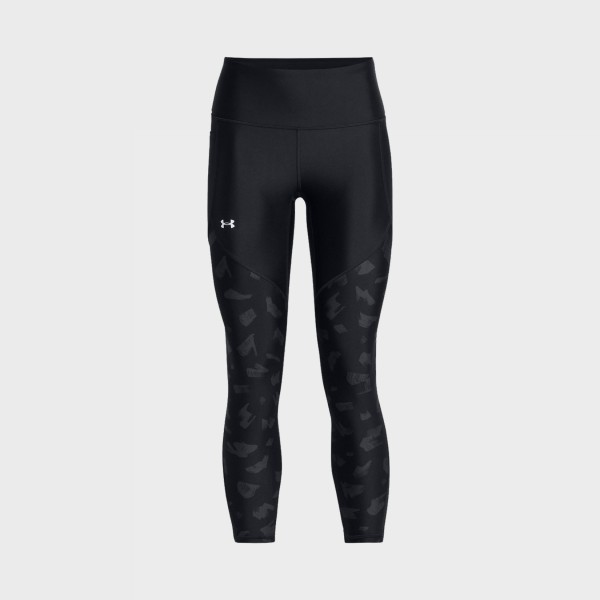 Under Armour Tech Print Panel Ankle Leg Γυναικειο Κολαν Μαυρο