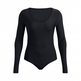 Under Armour Vanish Leotard Long Sleece Lightweight Γυναικειο Κορμακι Μαυρο