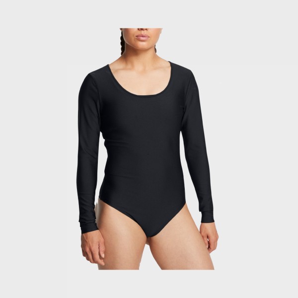 Under Armour Vanish Leotard Long Sleece Lightweight Γυναικειο Κορμακι Μαυρο