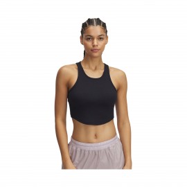Under Armour Rival Rib Tank Top Γυναικεια Αμανικη Μπλουζα Μαυρη