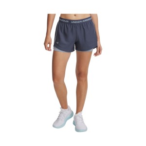 Under Armour Tech Play Up 2 in 1 Training Γυναικειο Σορτσακι Μπλε
