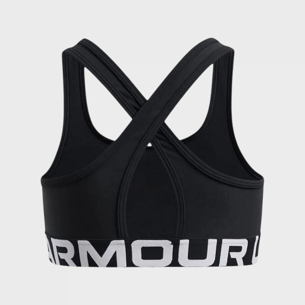 Under Armour Training Crossback Elastic Band Εφηβικο Μπουστο Μαυρο