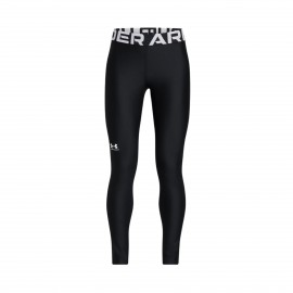 Under Armour Heat Gear Training Logo Εφηβικο Κολαν Μαυρο