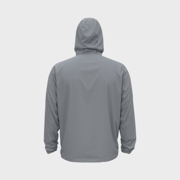 Under Armour Rival Woven Windbraker Hooded Ανδρικο Αντιανεμικο Γκρι