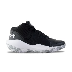 Under Armour Jet 21 Εφηβικο Παπουτσι Μαυρο
