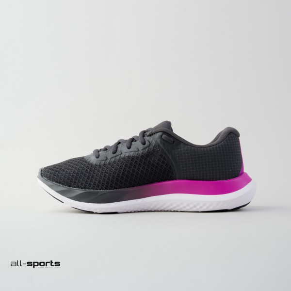 Under Armour Charged Breeze Γυναικειο Παπουτσι Μαυρο - Μωβ