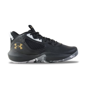 Under Armour Grade School Lockdown 6 Εφηβικο Παπουτσι Μαυρο