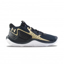 Under Armour Jet 23 Mid Basket Ανδρικο Παπουτσι Μαυρο - Χρυσο