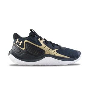 Under Armour Jet 23 Mid Basket Ανδρικο Παπουτσι Μαυρο - Χρυσο