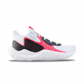 Under Armour Jet 23 Mid Basket Ανδρικο Παπουτσι Γκρι - Κοκκινο