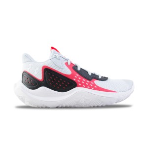 Under Armour Jet 23 Mid Basket Ανδρικο Παπουτσι Γκρι - Κοκκινο