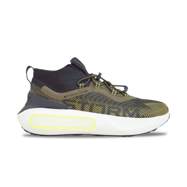 Under Armour Phantom 4 Storm Running Ανδρικο Παπουτσι Πρασινο - Μαυρο