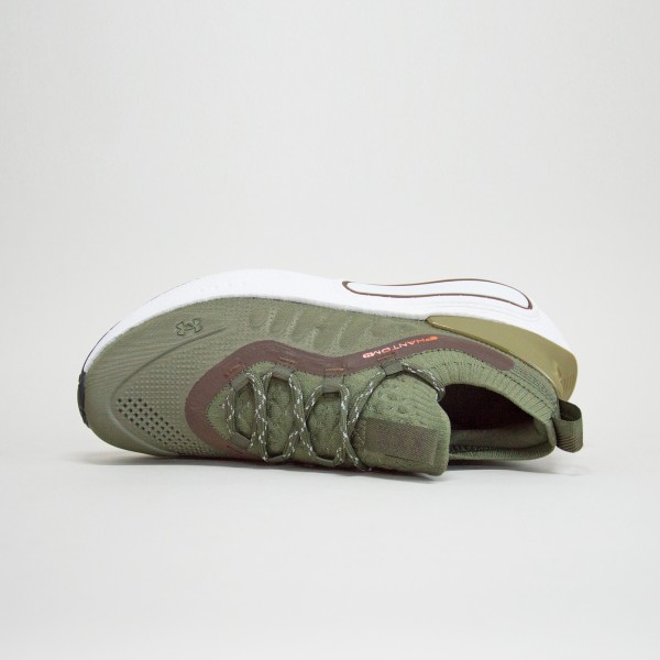 Under Armour Phantom 4 Reflect Low Running Ανδρικο Παπουτσι Λαδι - Λευκο