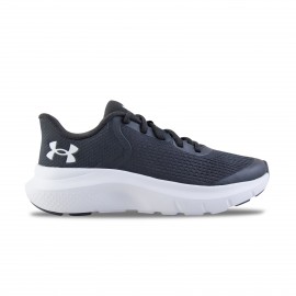 Under Armour Rogue 5 Εφηβικο Παπουτσι Μαυρο - Λευκο