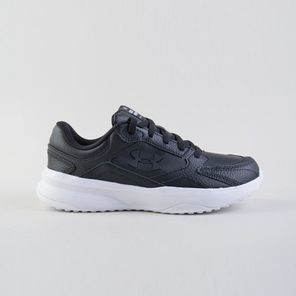 Under Armour Edge Leather Training Low Ανδρικο Παπουτσι Μαυρο